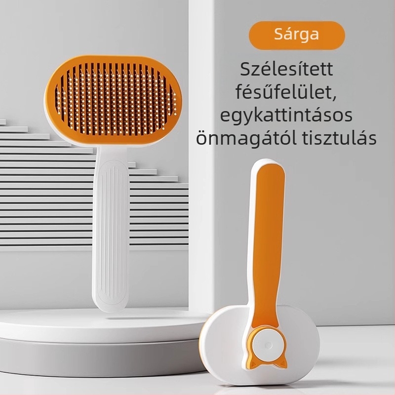 Macska- és kutya tűs fésű – szőr tisztítása, ápoló eszköz a szőrhullás ellen