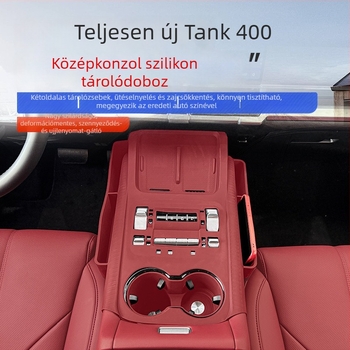 Szilikon középkonzol tároló párna Tank 400 Hi4T/Hi4Z-hez — váltókar-tároló és pohár-tartó