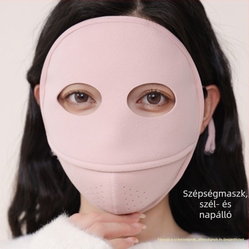Női téli meleg maszk, szélvédett és fagyálló, teljes arcú UV-védelem