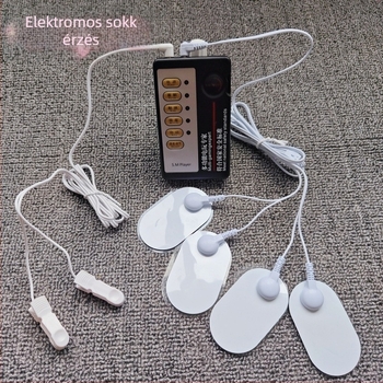 Áramütéses maszturbációs masszírozó férfiak és nők számára, bimbócsipesz, mell stimuláció, BDSM játék