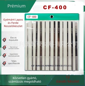 Gyémántos sík- és ferde reszelő készlet CF-400 öntőformák finiseléséhez
