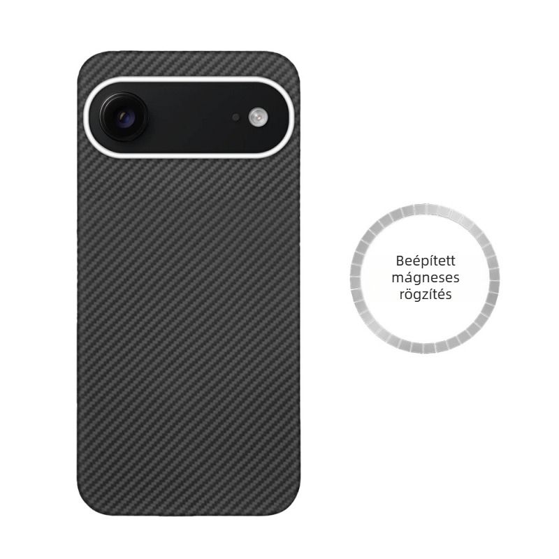 Nagykereskedelmi mobiltelefon tok Apple iPhone Air-höz, Kevlar-aramid mágneses, lychee mintázatú tok, magas minőségű