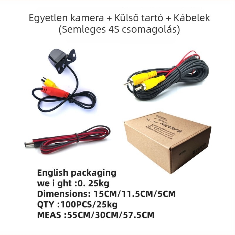 CCD csillagfényes éjjellátó HD tolatókamera Android nagy képernyőhöz