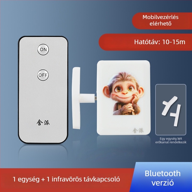 Bluetooth távirányítós kapcsoló a lámpához, mobilalkalmazással vezérelhető — beltéri intelligens kapcsoló