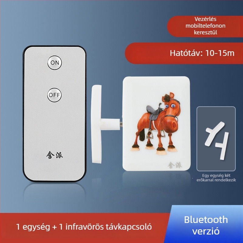 Bluetooth távirányítós kapcsoló a lámpához, mobilalkalmazással vezérelhető — beltéri intelligens kapcsoló