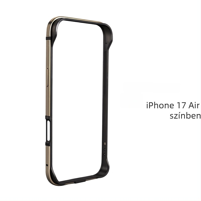 Fém védőkeret iPhone 17 Pro és 17 Pro Max számára – zuhanás elleni védelem, csúszásmentes, ujjlenyomat-mentes felület, kreatív dizájn