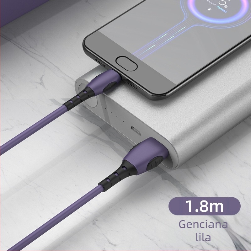 Folyékony szilikonból készült töltőkábel Lightning, USB-C és Micro USB csatlakozókkal, gyors töltéshez