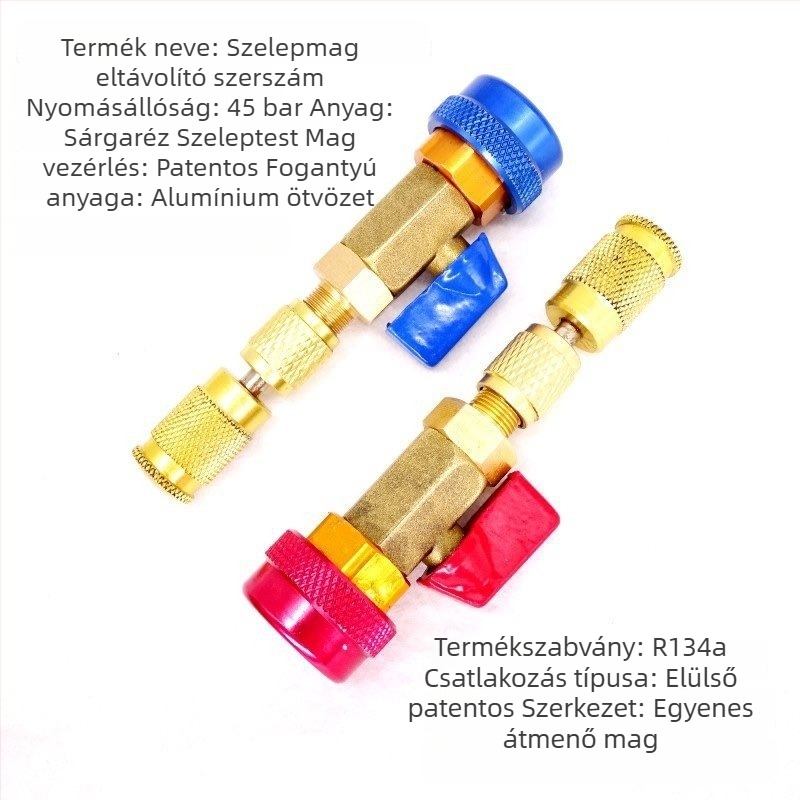 R134a szelepmag eltávolító és cserélő eszköz autóklímához