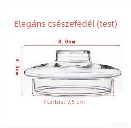 Boroszilikát üveg teáskanna belső alkatrészek, üveg fedél teáskannához, különféle fedők és teafilter