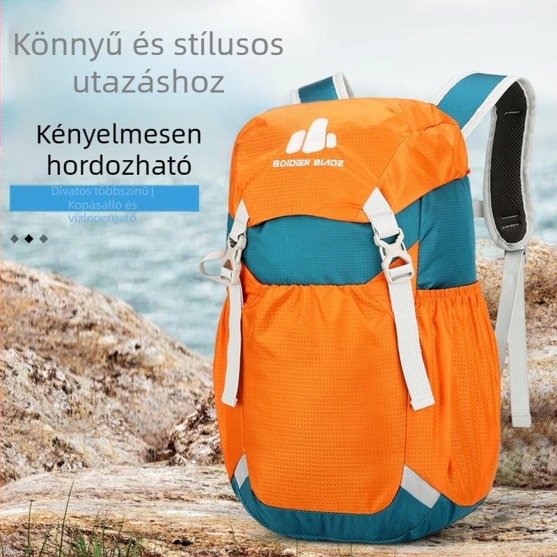 Vízálló, többfunkciós túra hátizsák, nagy kapacitású, könnyű, nylonból