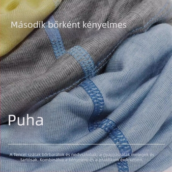 Tencel-szálból és gyapjúból készült nyakmelegítő, férfiaknak és nőknek, ősz-tél, szélvédett, légáteresztő, rugalmas, sokoldalú kerékpáros viselet