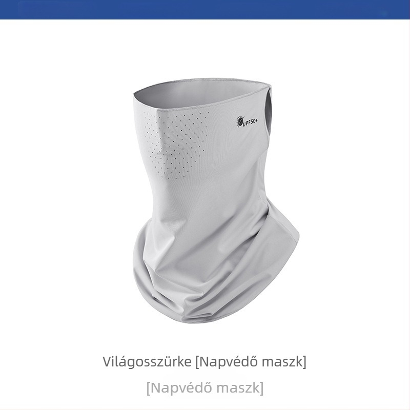 Női UV-védett nyakvédő Ice Silk hűsítő anyagból, kültéri kerékpározáshoz és arcvédelmi kendő