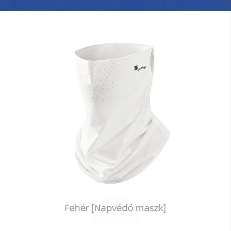 Női UV-védett nyakvédő Ice Silk hűsítő anyagból, kültéri kerékpározáshoz és arcvédelmi kendő