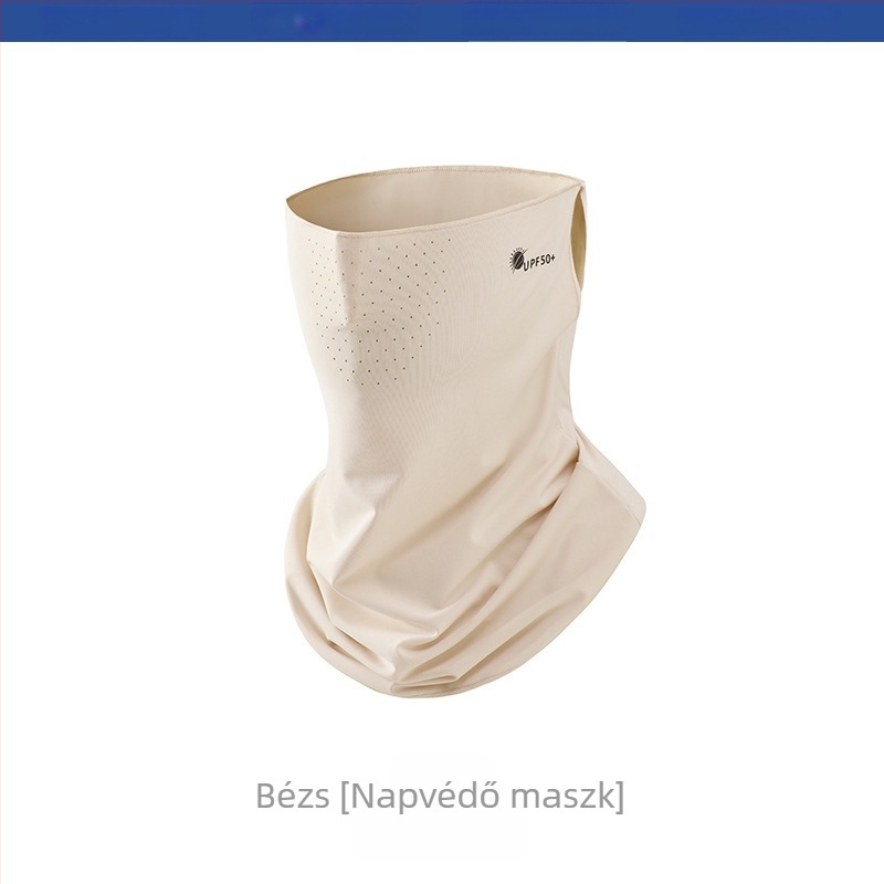 Női UV-védett nyakvédő Ice Silk hűsítő anyagból, kültéri kerékpározáshoz és arcvédelmi kendő