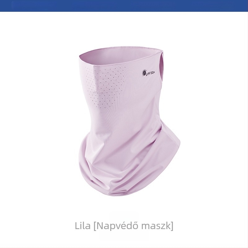 Női UV-védett nyakvédő Ice Silk hűsítő anyagból, kültéri kerékpározáshoz és arcvédelmi kendő
