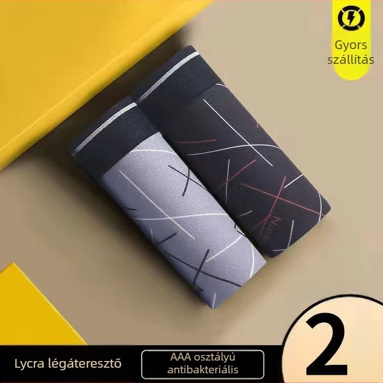 Antarktiszi grafén férfi boxeralsó, Lycra-keverék