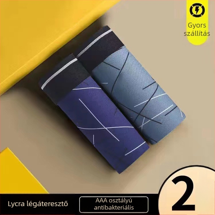 Antarktiszi grafén férfi boxeralsó, Lycra-keverék