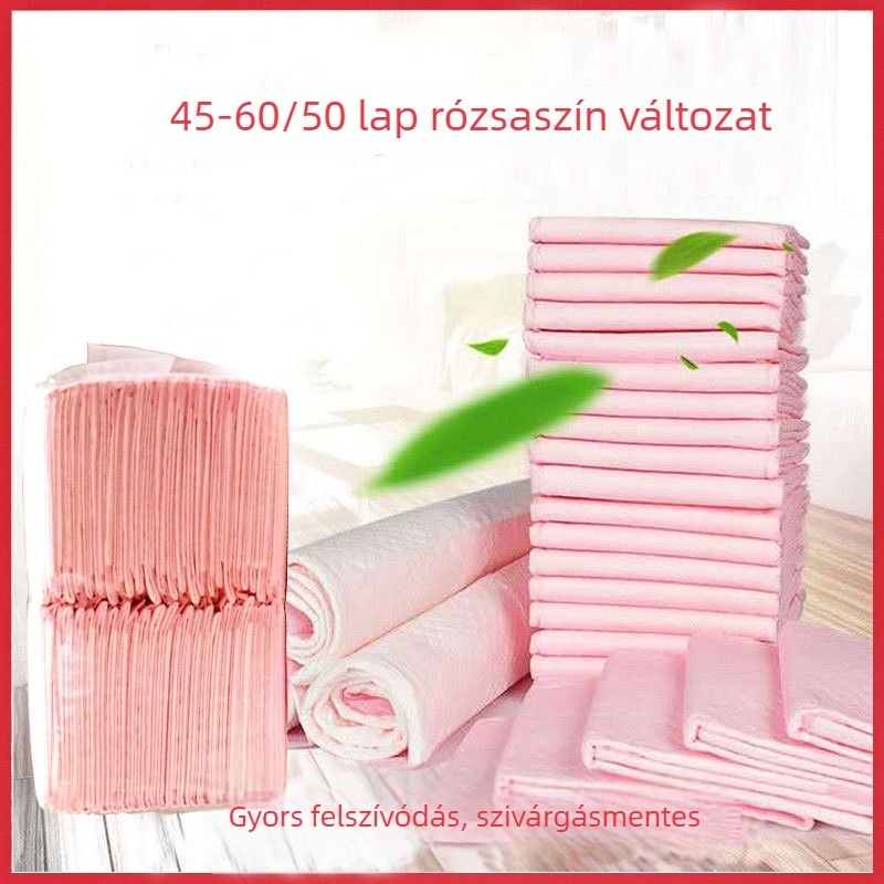 Egyszer használatos edző- és alátét kutyáknak és macskáknak, nedvszívó és deodoráló
