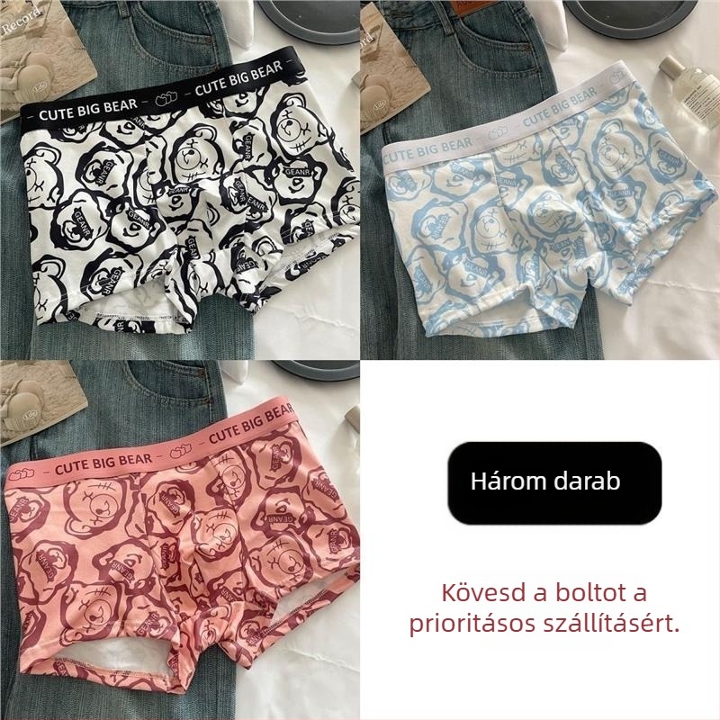 Férfi légáteresztő boxer alsó – bőrbarát, kényelmes, nagyméretű