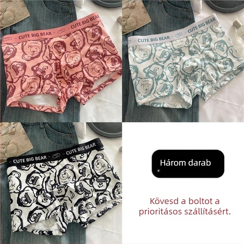 Férfi légáteresztő boxer alsó – bőrbarát, kényelmes, nagyméretű