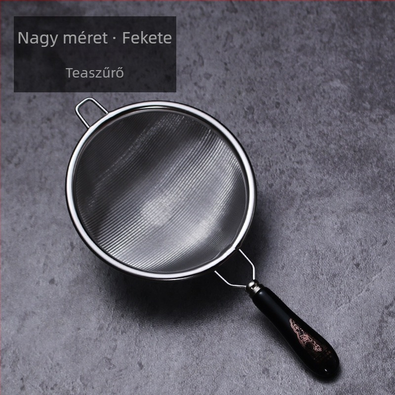Japán stílusú rozsdamentes acél teaszűrő és levél-szűrő, cserealkatrészek