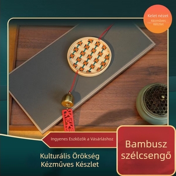 Bambusz szélcsengő – kézzel készített DIY készlet családi tevékenységekhez