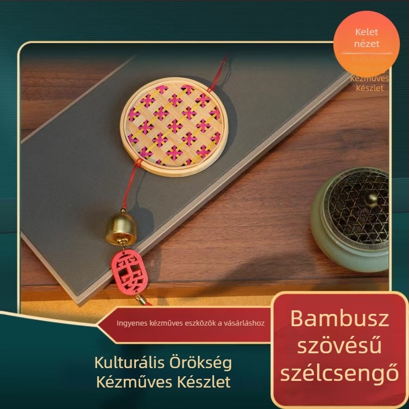 Bambusz szélcsengő – kézzel készített DIY készlet családi tevékenységekhez