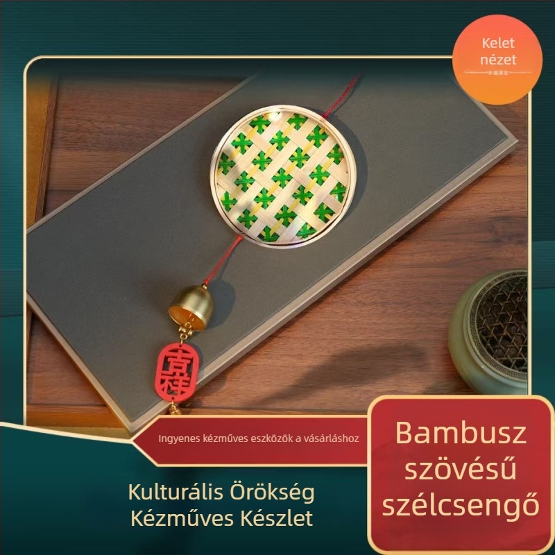 Bambusz szélcsengő – kézzel készített DIY készlet családi tevékenységekhez