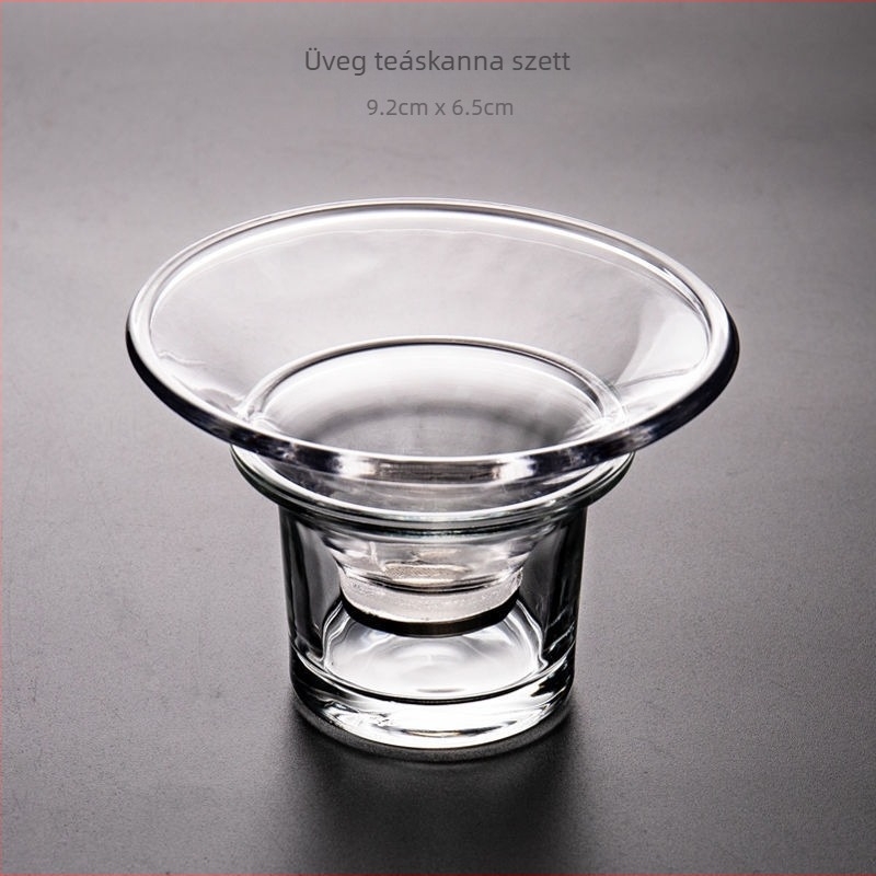 Üvegből készült teaszűrő és tölcsér – minimalist tea infúzor kiegészítők