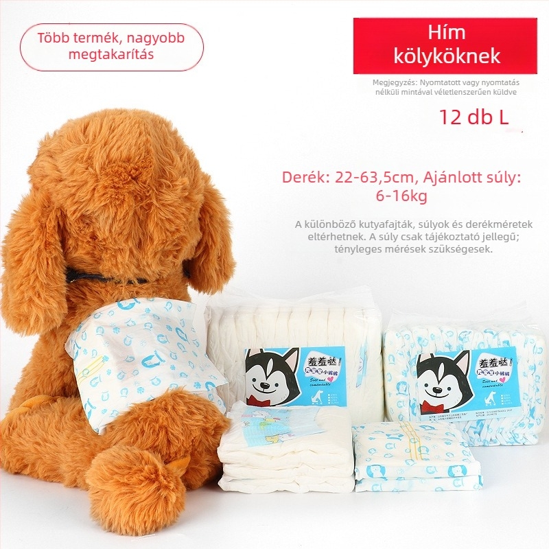 Kutyák menstruációs pelenkái
