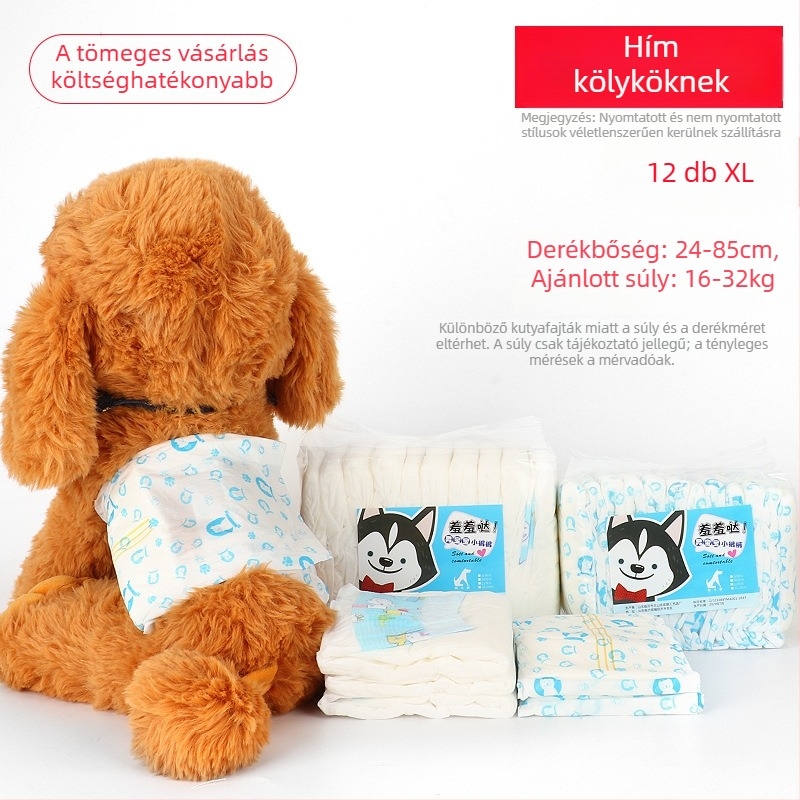 Kutyák menstruációs pelenkái
