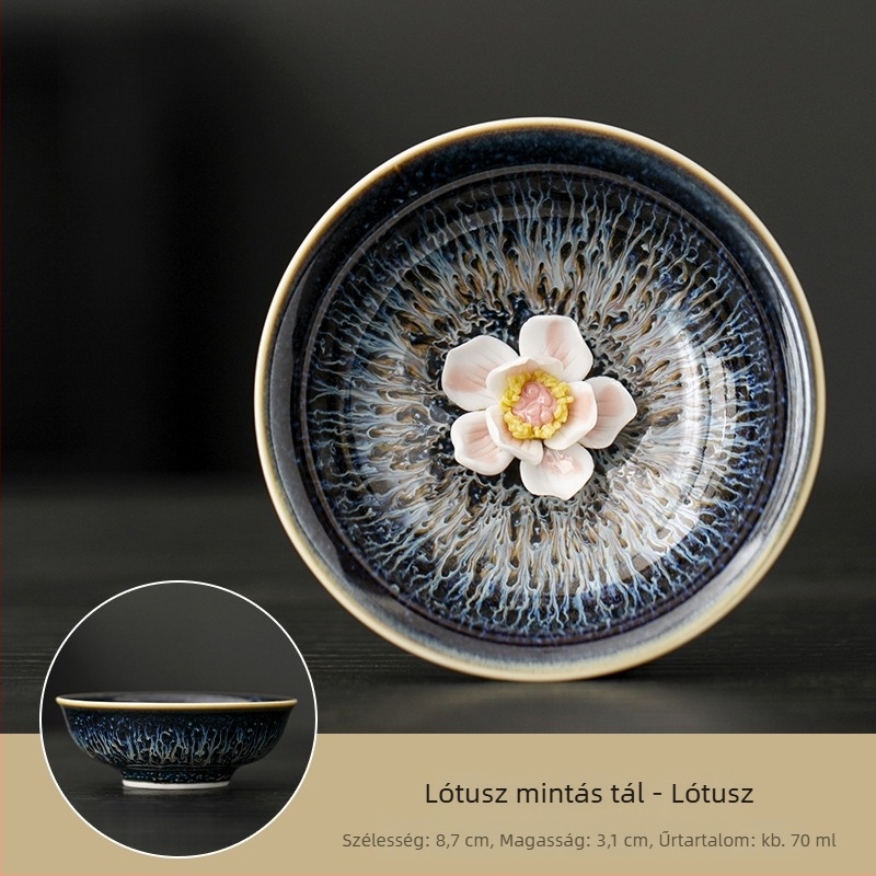 Kung Fu teáscsésze porcelánból, egy darab, vintage elegáns kínai stílusú dizájn
