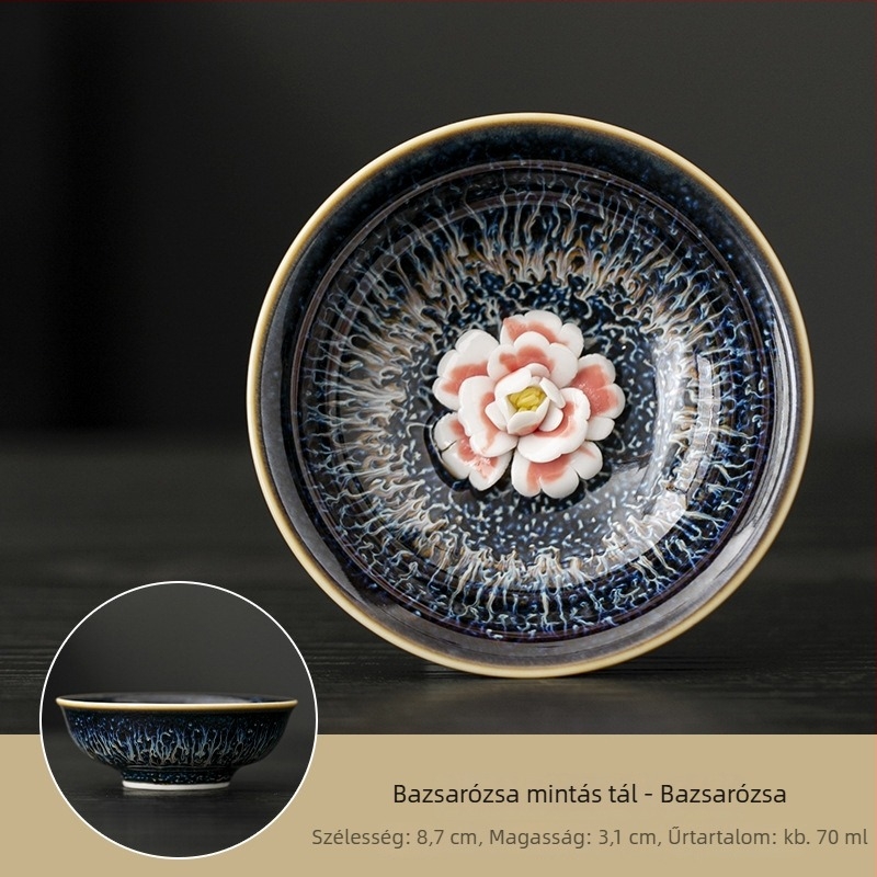 Kung Fu teáscsésze porcelánból, egy darab, vintage elegáns kínai stílusú dizájn