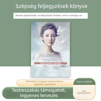 Szépségszalon ügyfélprofil jegyzetfüzet – Ügyféladatok, terápiás ápolás nyilvántartása, tagsági regisztráció (egyéni példány)