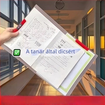 A3/A4 Átlátszó Színes Dokumentumszervező – Dupla Húzó Rúd, Diákoknak – Forgó Fájl Dosszié