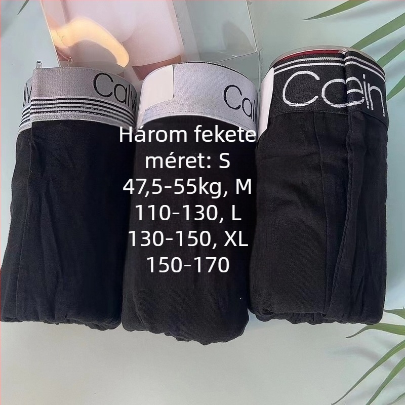 Férfiaknak szóló ajándékdoboza alsónemű, ultra vékony, lélegző boxer briefs, U-formájú fazon, hűs érzet