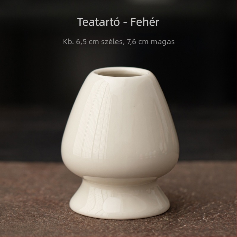 Kerámiás matcha habverő tartó japán stílusban