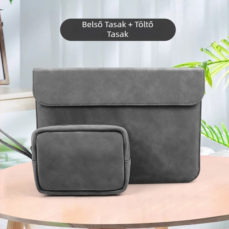 MacBook laptop tok PU bőrrel, 14 hüvelykes Ultrabook Pro