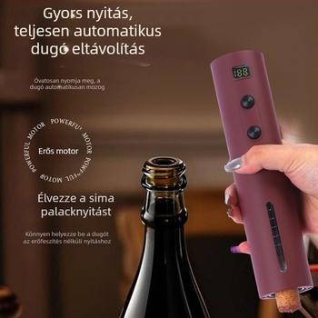 Jiebeida elektromos borosüvegnyitó – automatikus, újratölthető, többfunkciós