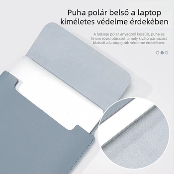 PU bőr tabletes belső táska és laptop táska, vízálló védőburkolat, hordozható egérpad, kettős funkciójú belső táska