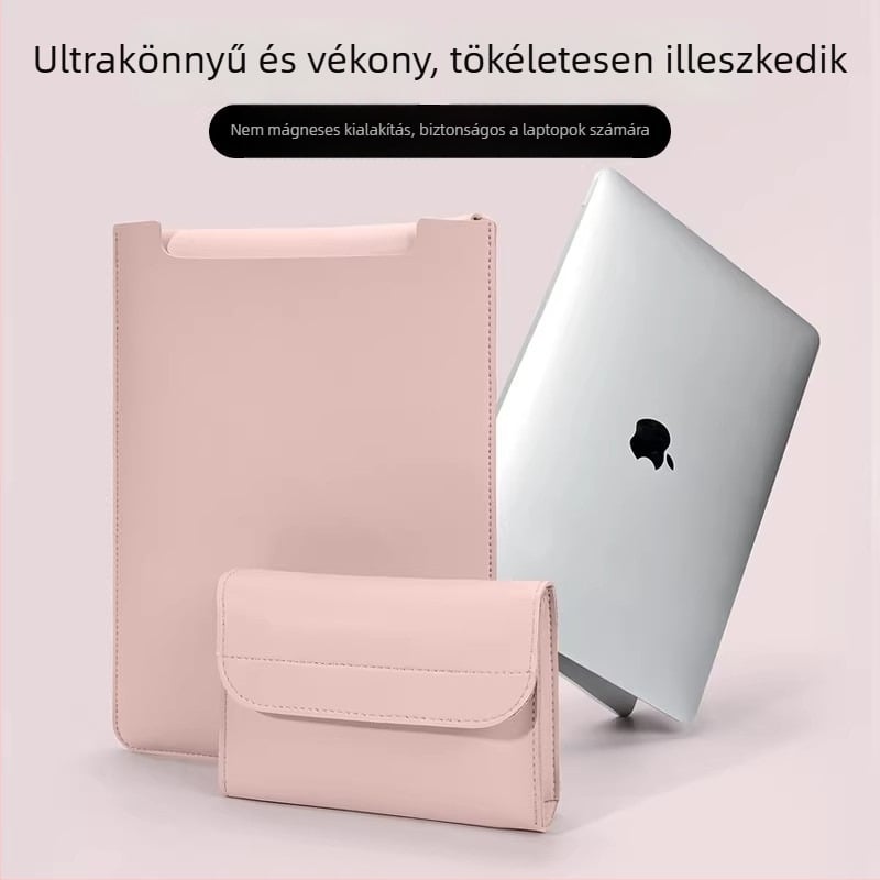 PU bőr tabletes belső táska és laptop táska, vízálló védőburkolat, hordozható egérpad, kettős funkciójú belső táska
