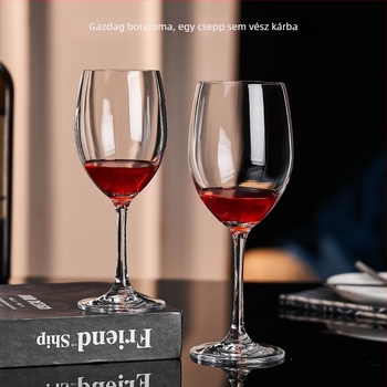 Bordeaux-stílusú kristály vörösboros pohár készlet