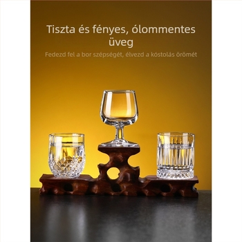 Xiantao pohárkészlet Baijiu és bor számára, otthoni használatra, könnyed luxus, magas lábú poharakkal és italelválasztóval