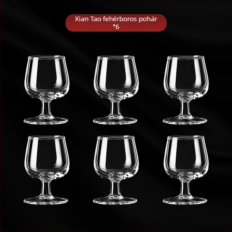Xiantao pohárkészlet Baijiu és bor számára, otthoni használatra, könnyed luxus, magas lábú poharakkal és italelválasztóval