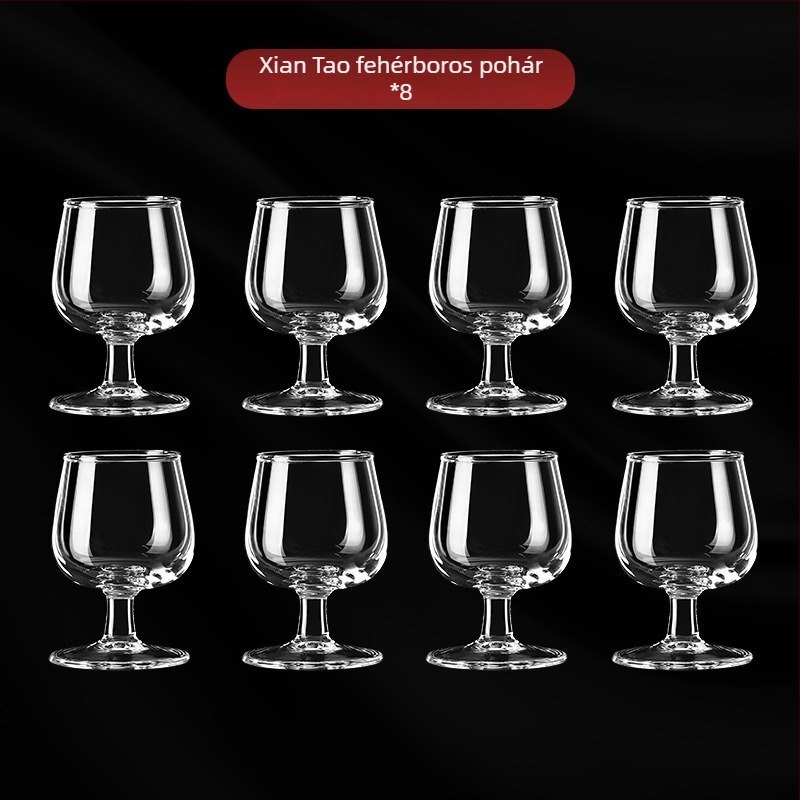 Xiantao pohárkészlet Baijiu és bor számára, otthoni használatra, könnyed luxus, magas lábú poharakkal és italelválasztóval