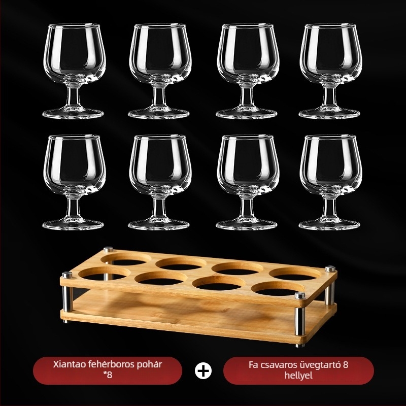 Xiantao pohárkészlet Baijiu és bor számára, otthoni használatra, könnyed luxus, magas lábú poharakkal és italelválasztóval