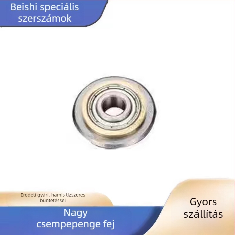 T-alakú csempe tolóeszköz csapágyas görgővel és csigával kerámia csempekre, padlólapokra és kőlemezekre