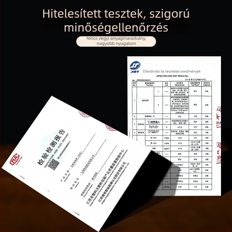 Egyszer használatos mini papírpohár, fehér, kóstoló pohár, 30 ml