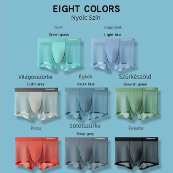 Férfi Ice Silk boxer – ultra vékony, antibakteriális, lélegző hálós anyagú nyárra
