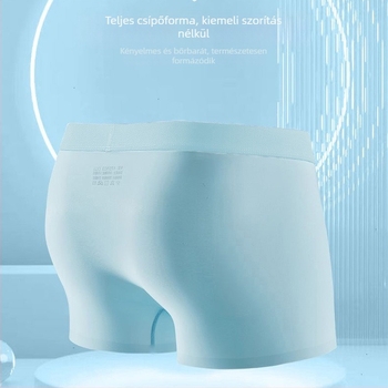 Férfi seamless boxer alsó, négy évszakos, vékony, lélegző, hűsítő érzet